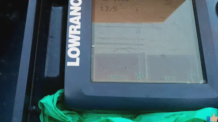 Сом на эхолоте Lowrance Elite 5x CHIRP