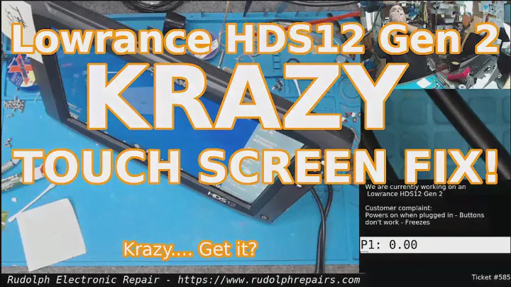 Lowrance HDS12 Gen 2 — безумный ремонт сенсорного экрана.. На самом деле безумие! 😉