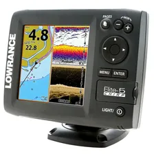 Обзор на Lowrance Elite-5 CHIRP 50/200 455/800