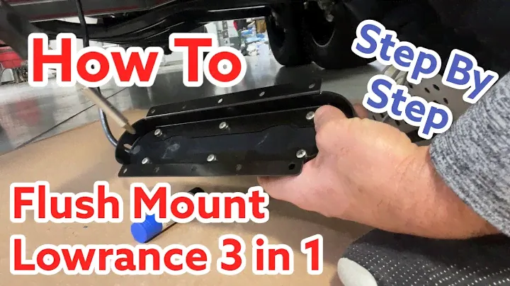 How To Flush Mount Lowrance 3-in-1 Transducer