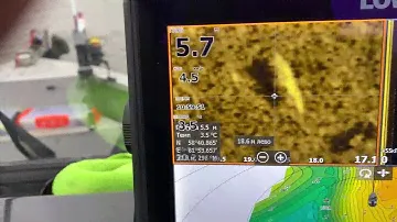 ЭХОЛОТ LOWRANCE HDS 9 LIVE - КАК ВИДИТ РЫБУ